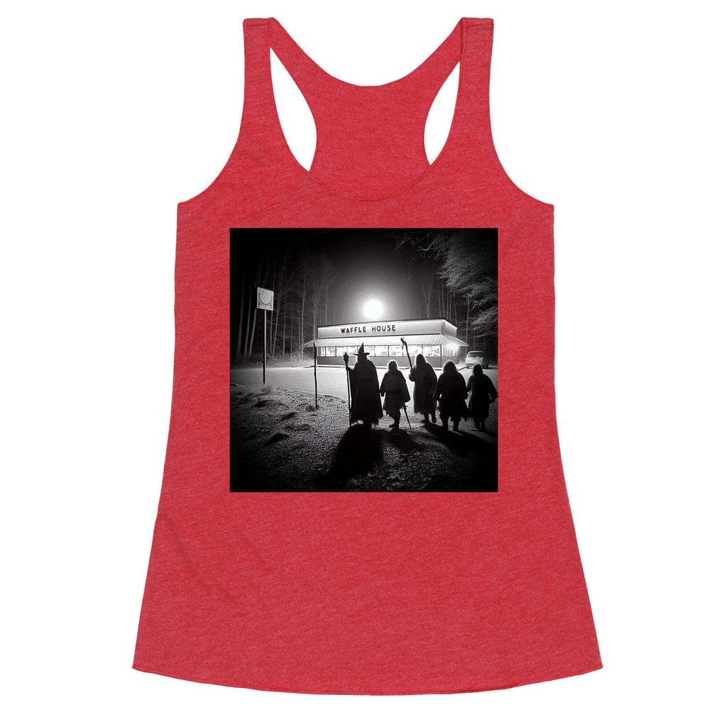 Fellowship Of The Waffle House Racerback Tank