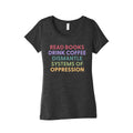 Dismantle Systems Of Oppression Womens Triblend Tee