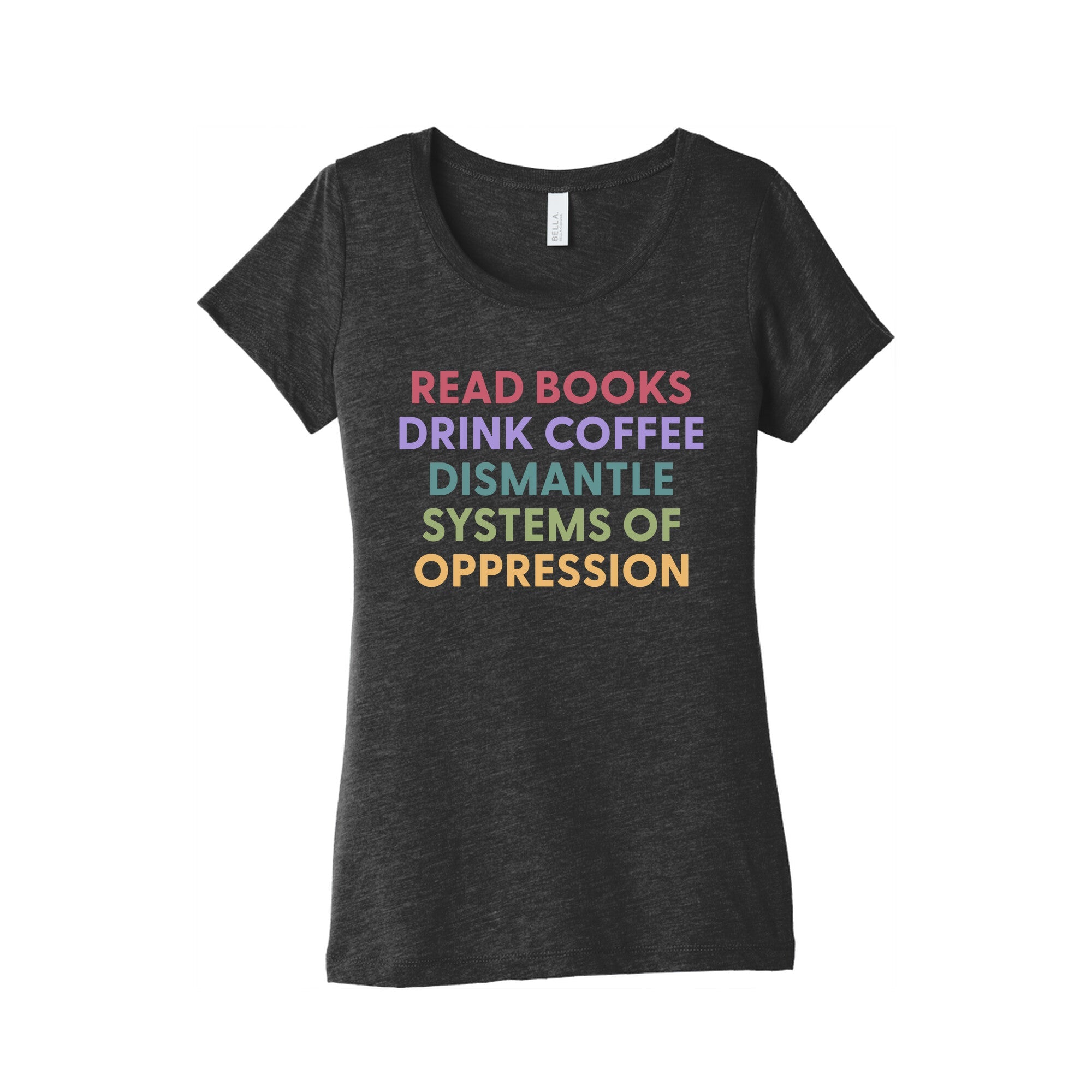 Dismantle Systems Of Oppression Womens Triblend Tee
