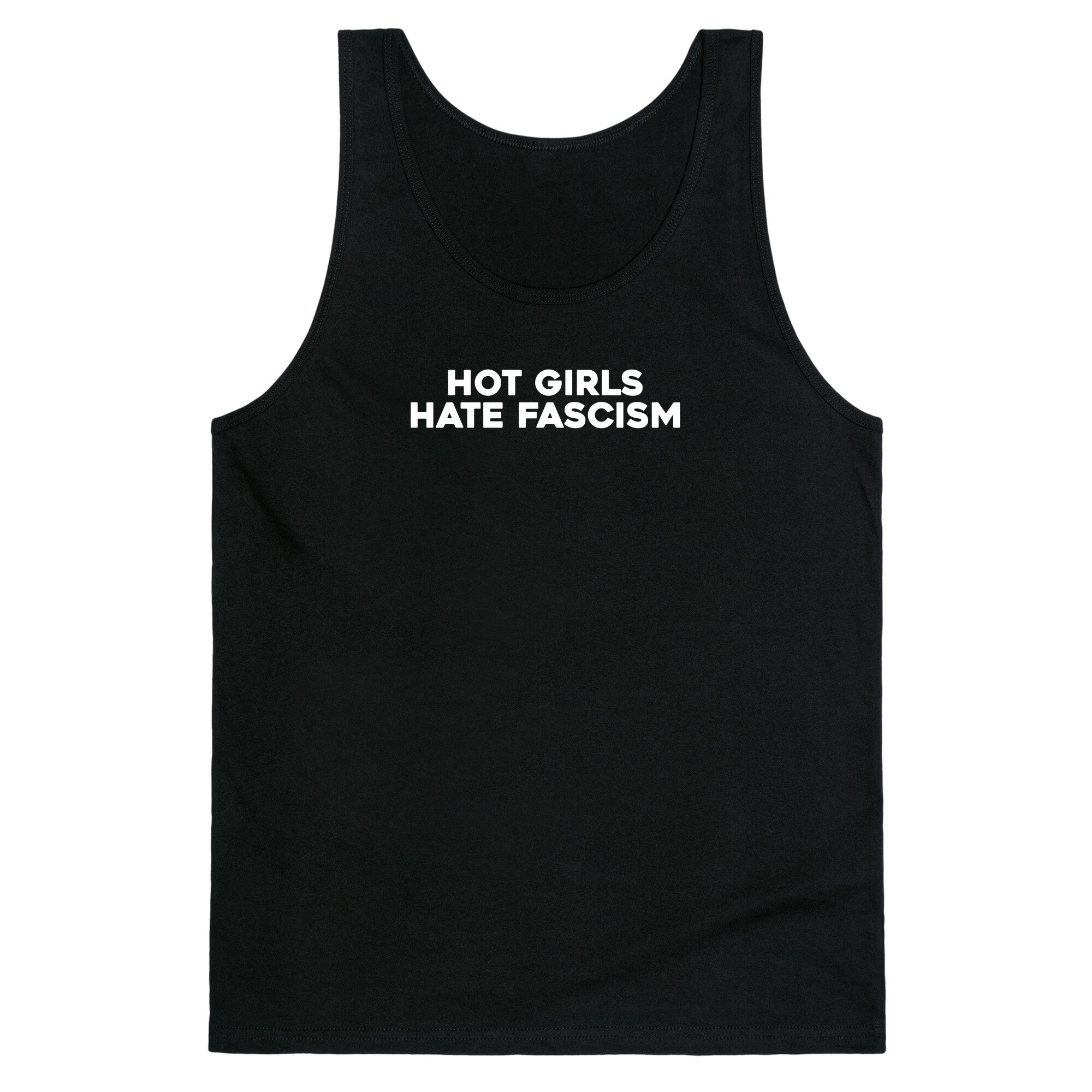 Hot Girls Hate Fascism Tank Top