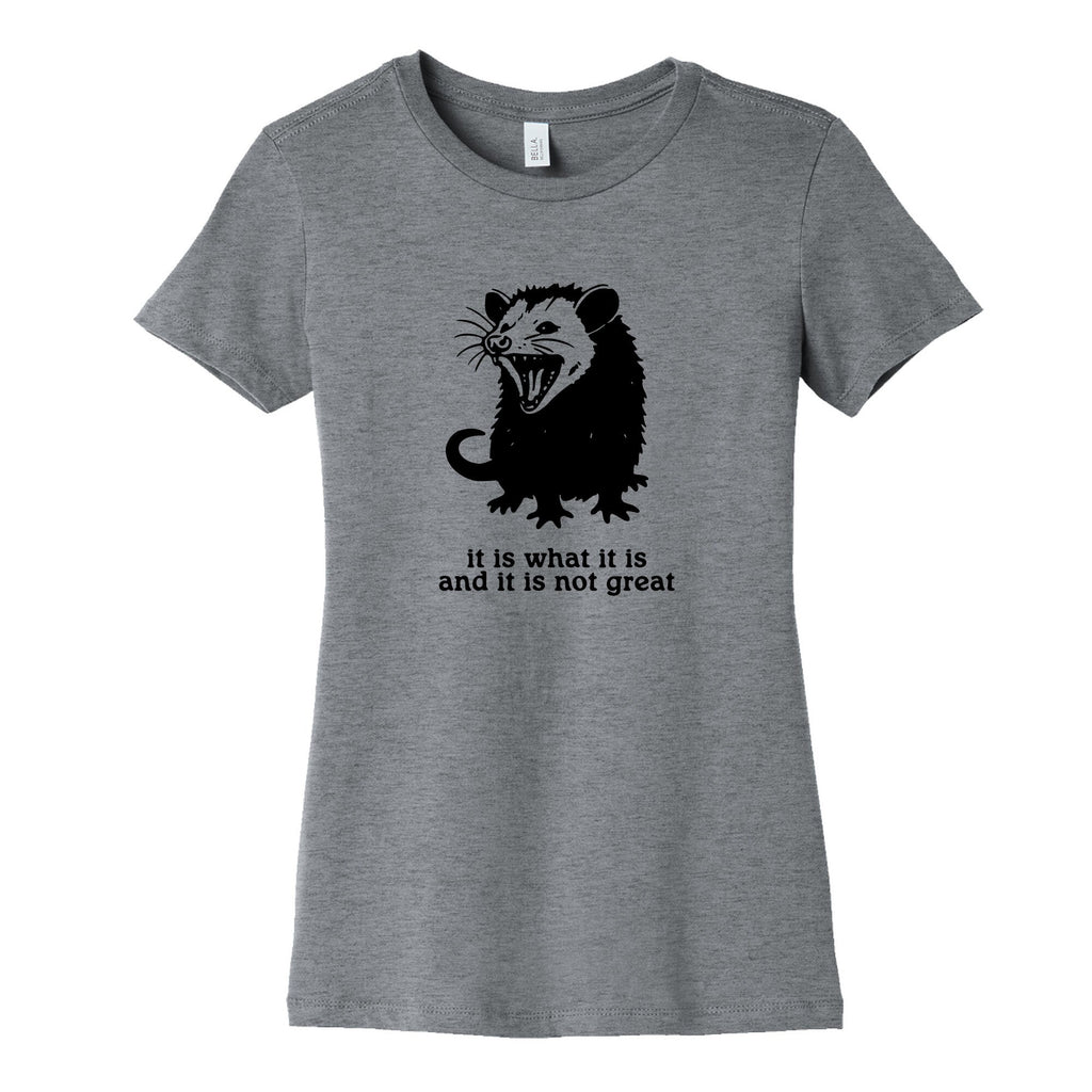 It Is What It Is Womens Cotton Tee