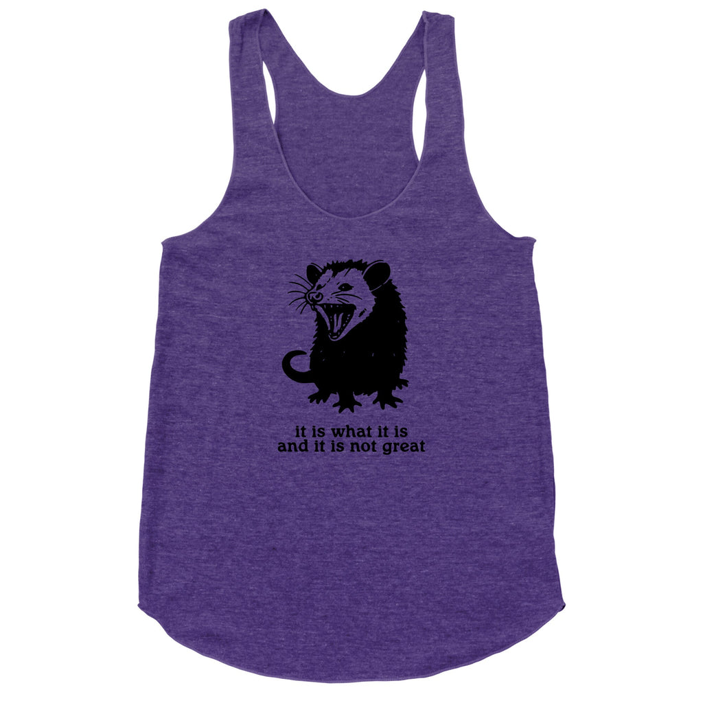 It Is What It Is Racerback Tank