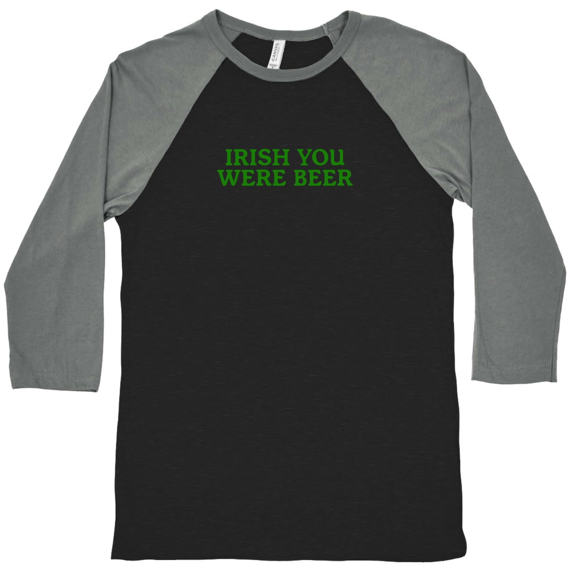Irish You Were Beer Baseball Tee