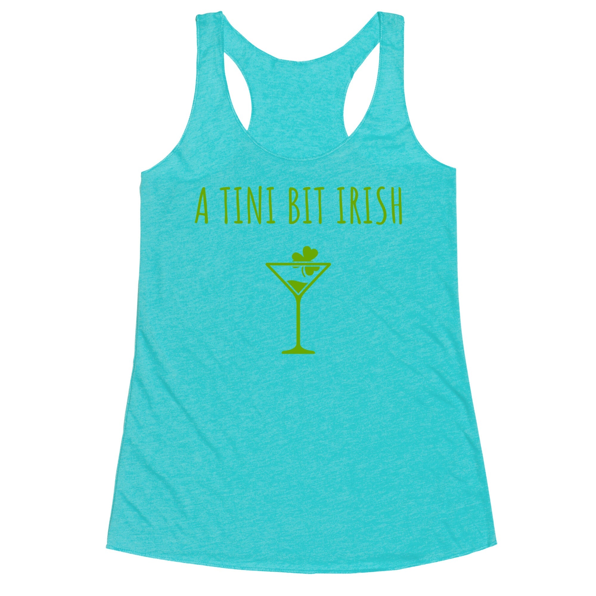 A Tini Bit Irish Racerback Tank