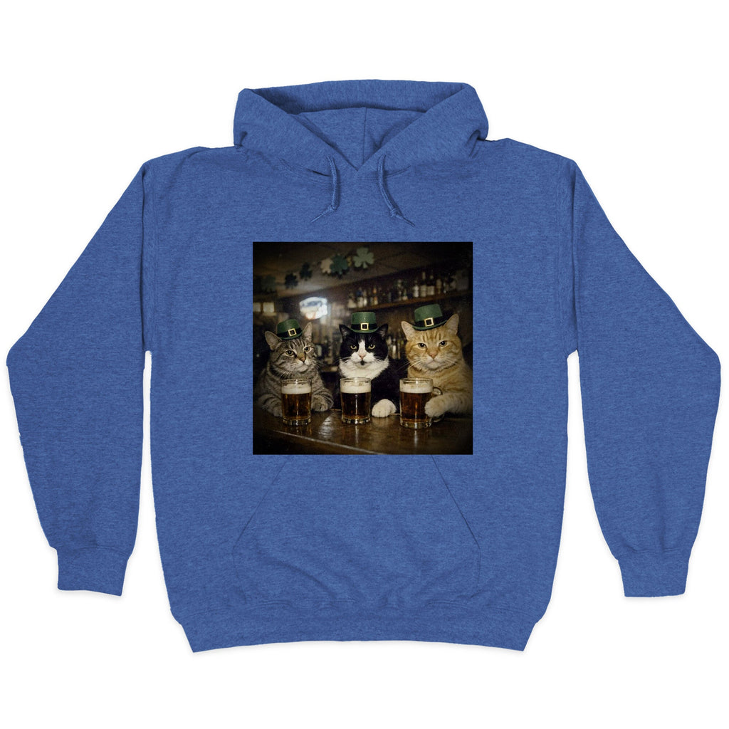 Saint Patrick Cats Hoodie