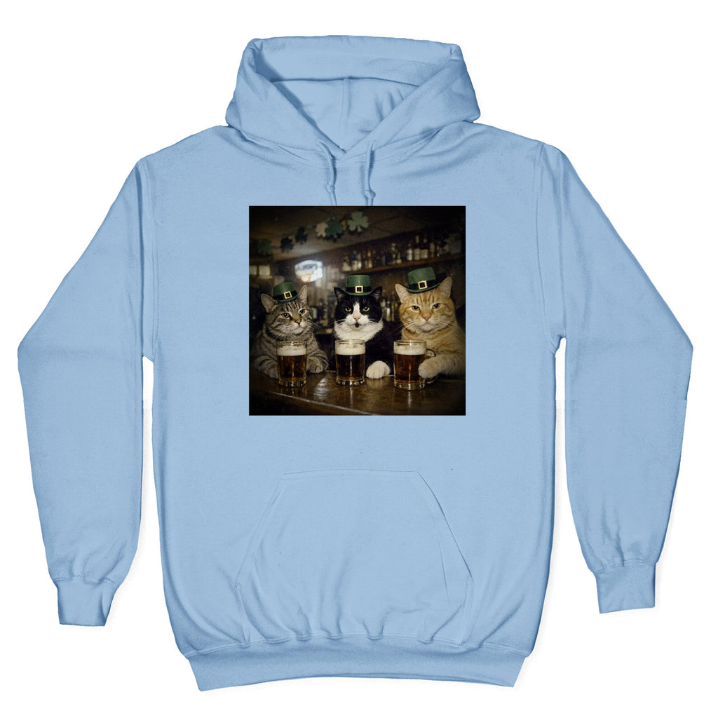 Saint Patrick Cats Hoodie