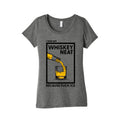 I Take My Whiskey Neat Because Fuck ICE Womens Triblend Tee