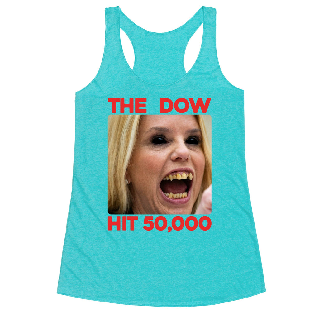 Bondi The DOW Hit 50,000 Racerback Tank