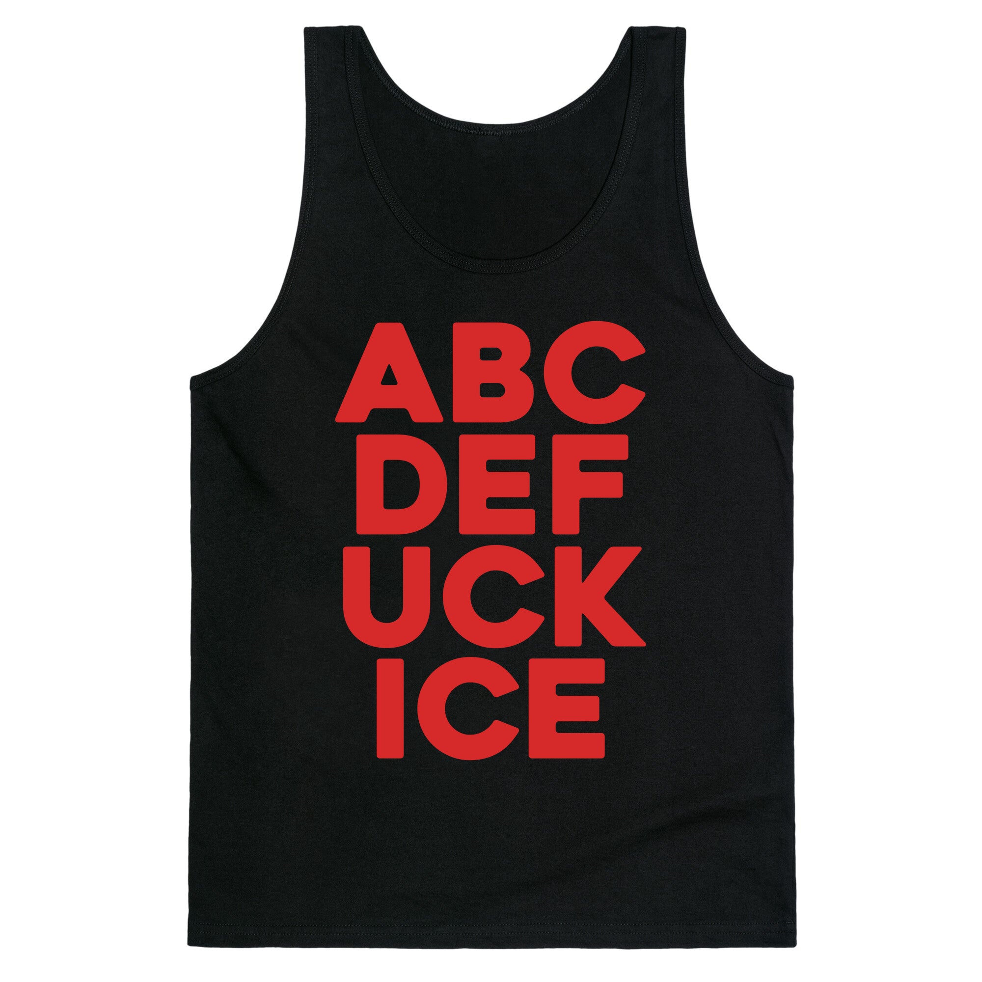 Fuck ICE Alphabet Tank Top