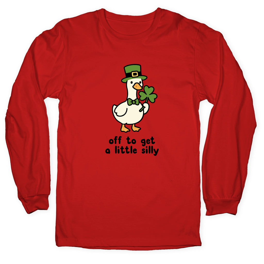 Saint Patricks Day Goose Longsleeve Tee
