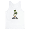 Saint Patricks Day Goose Tank Top
