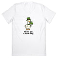 Saint Patricks Day Goose V-Neck