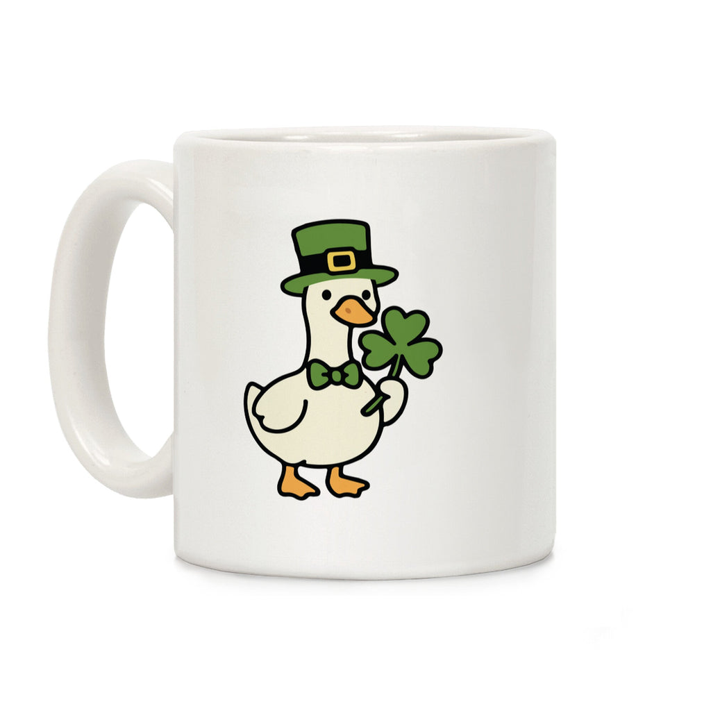 Saint Patricks Day Goose Coffee Mug