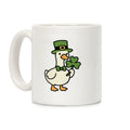 Saint Patricks Day Goose Coffee Mug