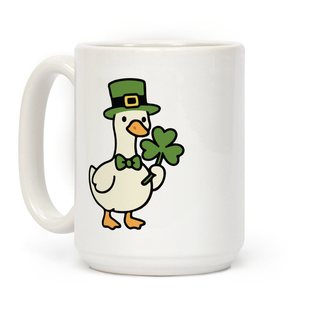 Saint Patricks Day Goose Coffee Mug