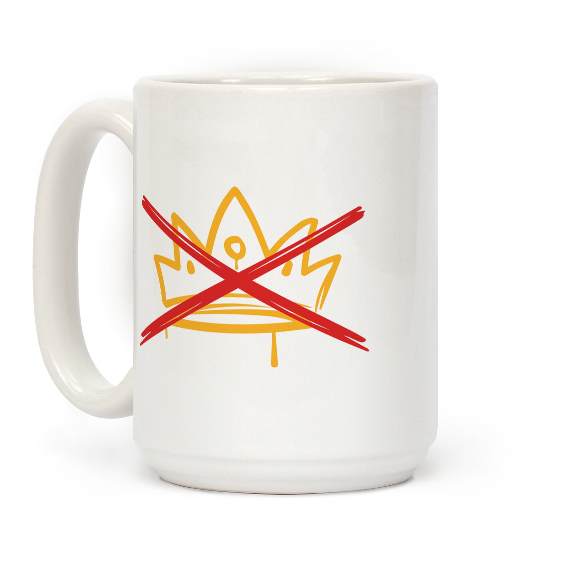 No Kings Crown Coffee Mug