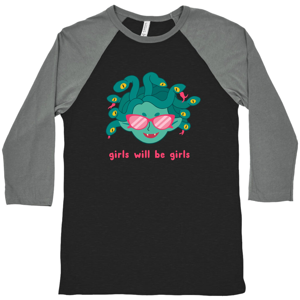 Girls Will Be Girls Baseball Tee