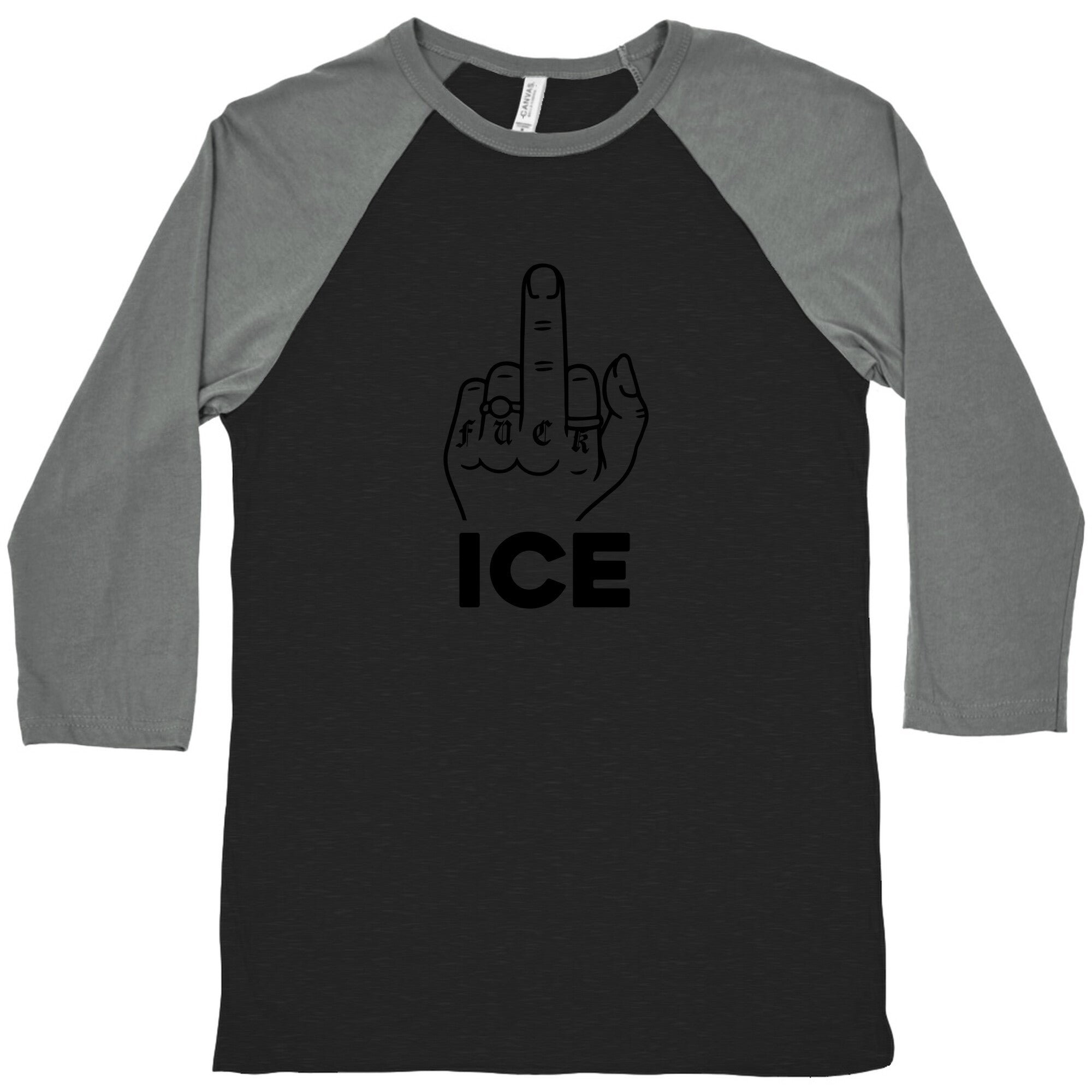 Fuck ICE Baseball Tee