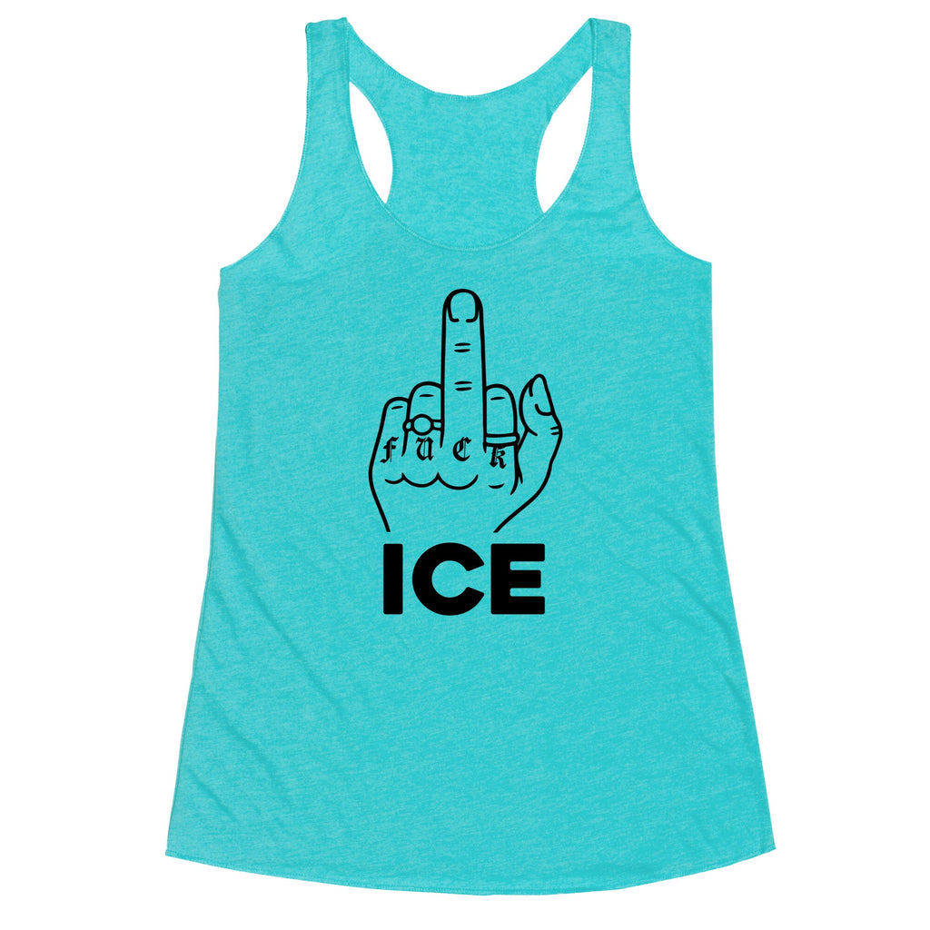Fuck ICE Racerback Tank