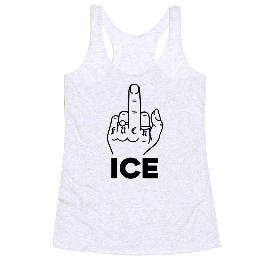 Fuck ICE Racerback Tank