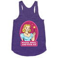 Sugar, Spice, And Fuck ICE Racerback Tank