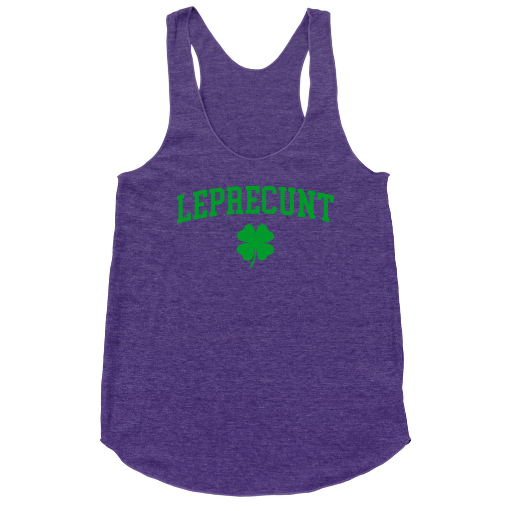 Leprecunt Racerback Tank