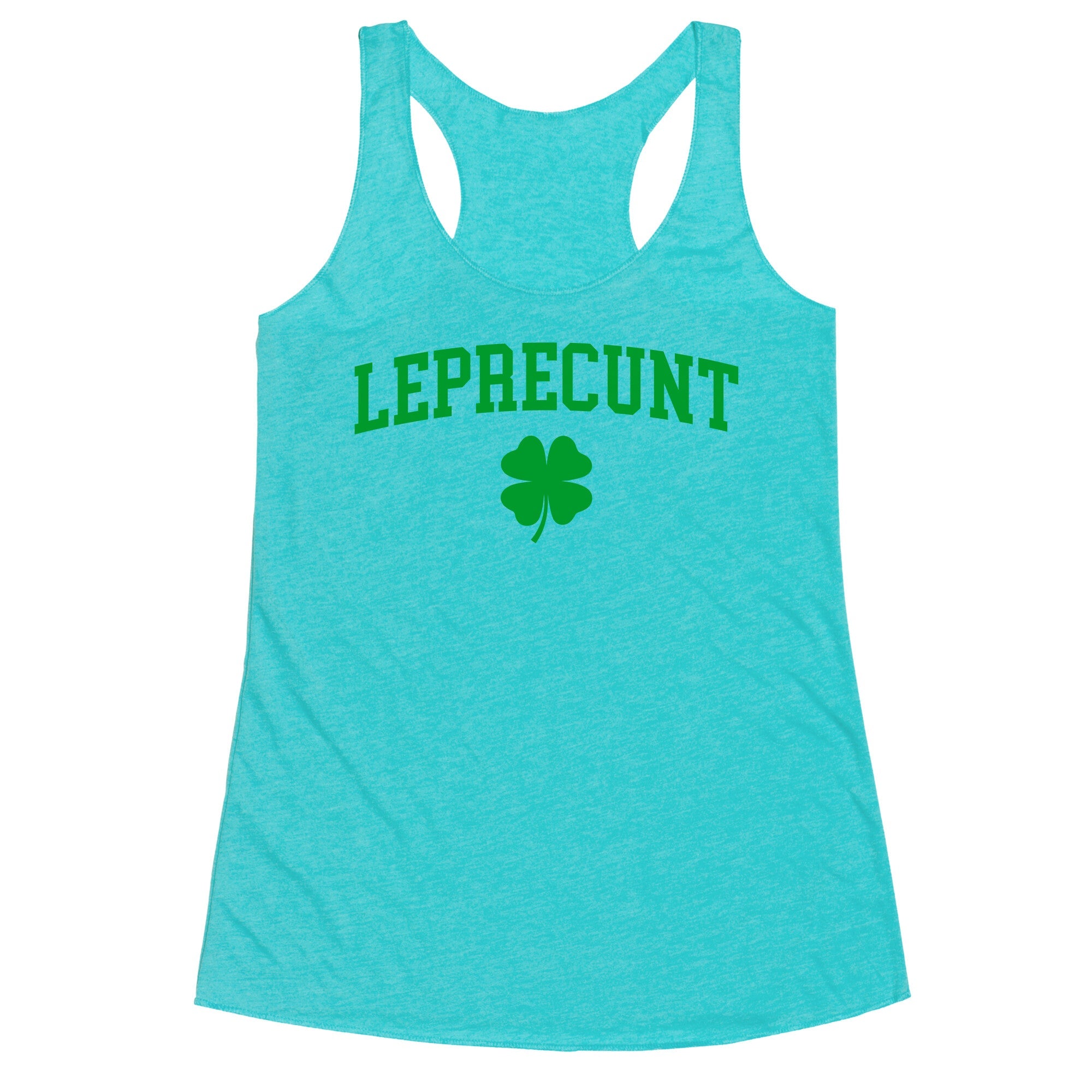 Leprecunt Racerback Tank