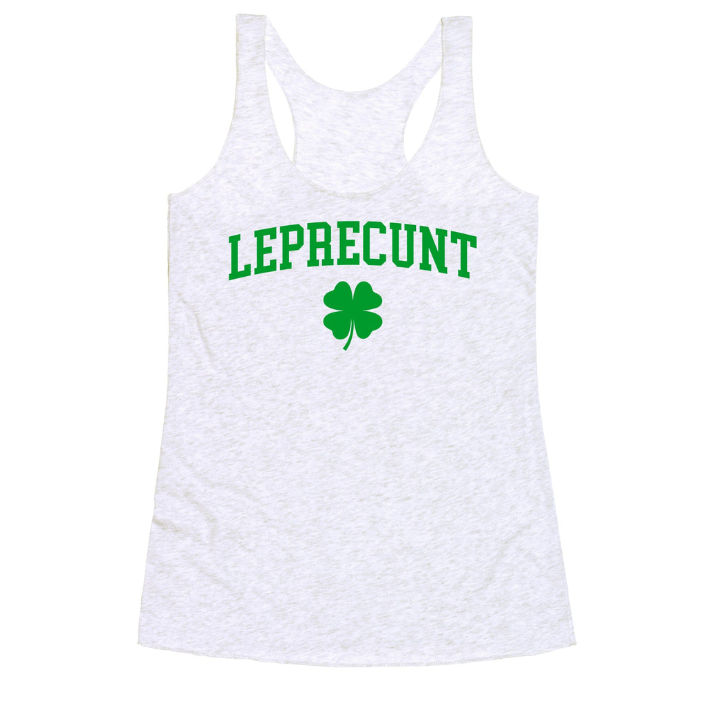 Leprecunt Racerback Tank