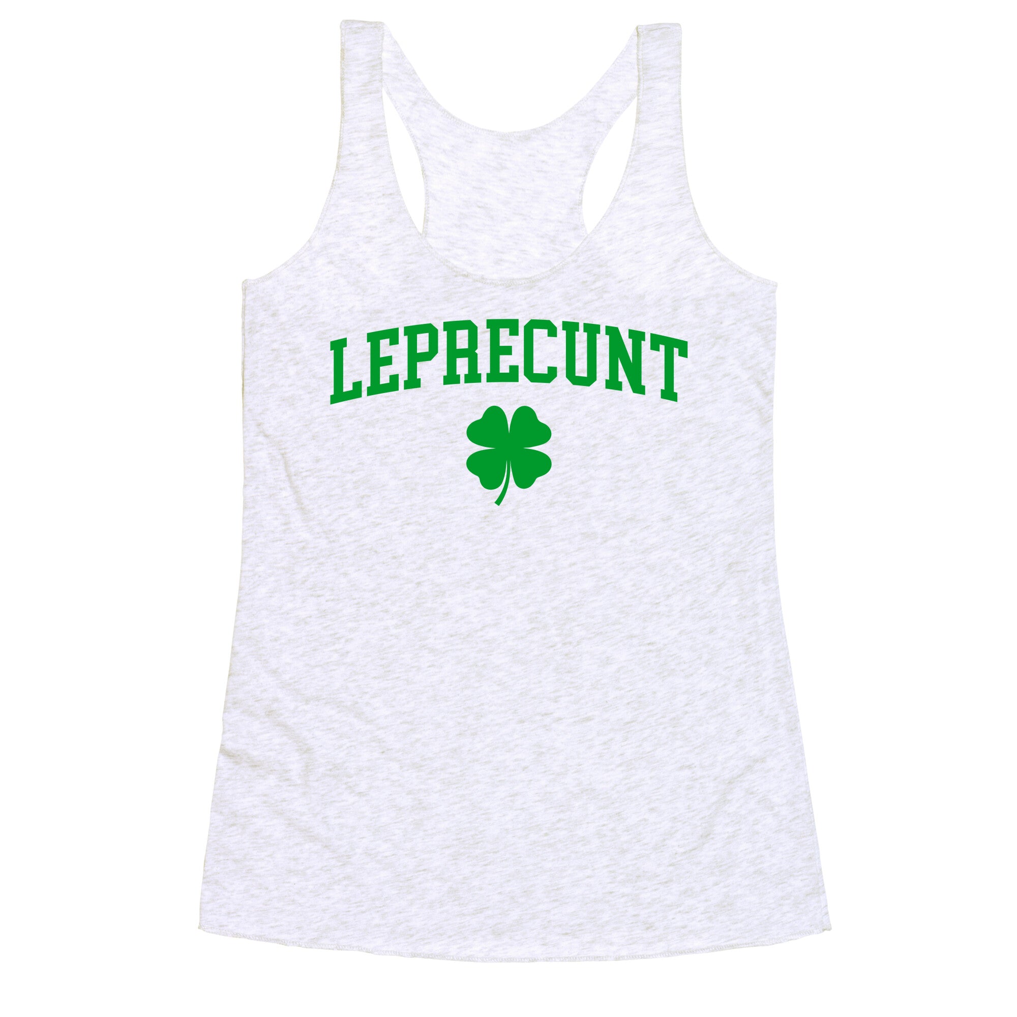Leprecunt Racerback Tank