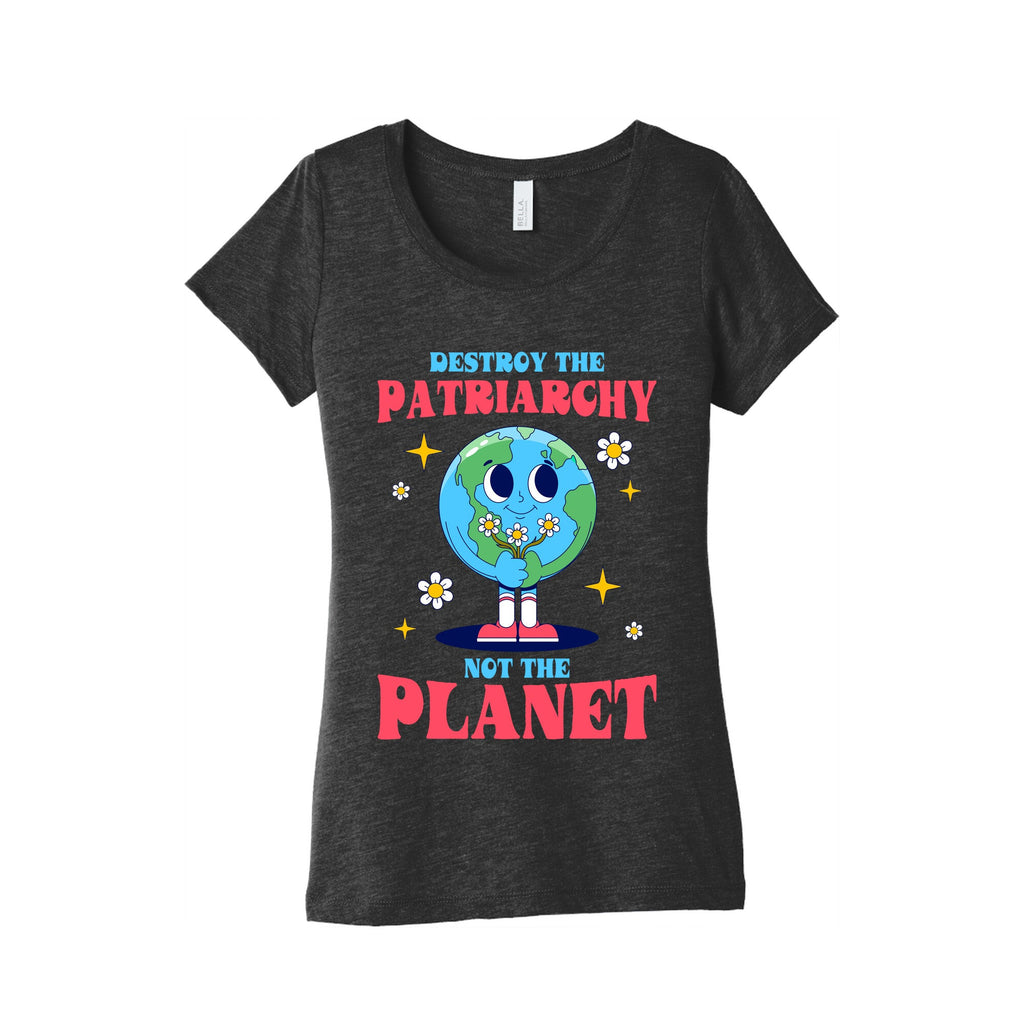 Destroy The Patriarchy Womens Triblend Tee