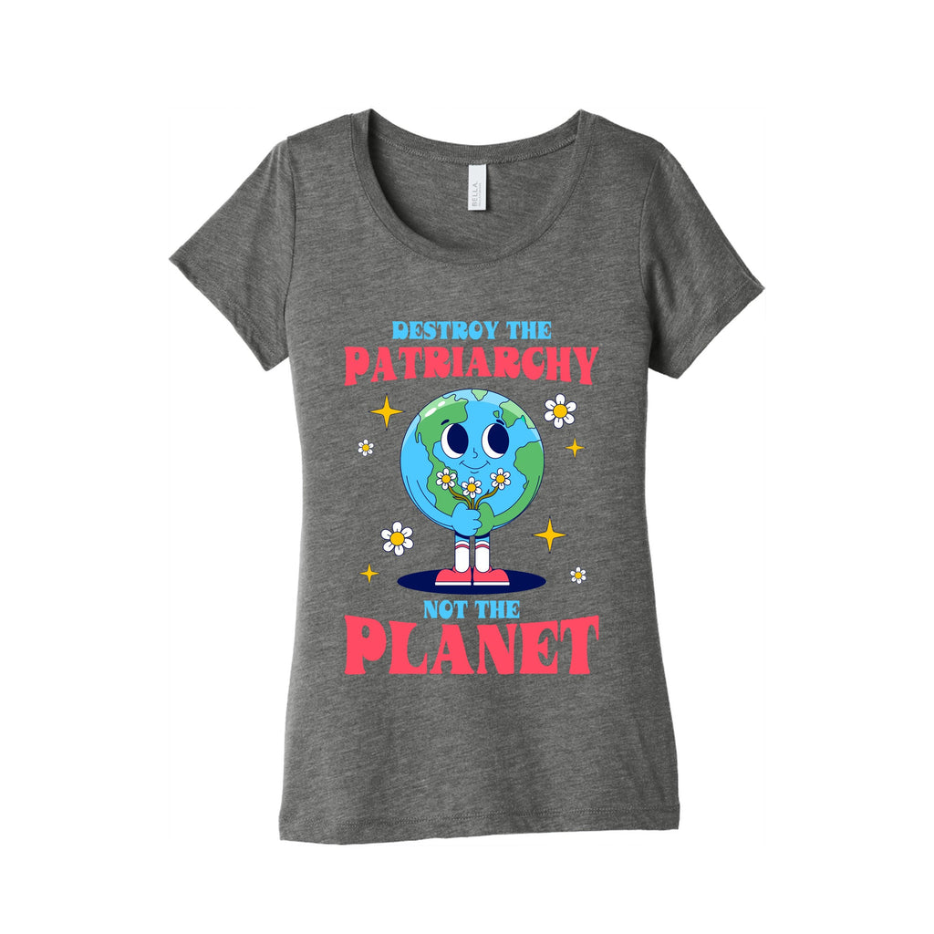 Destroy The Patriarchy Womens Triblend Tee