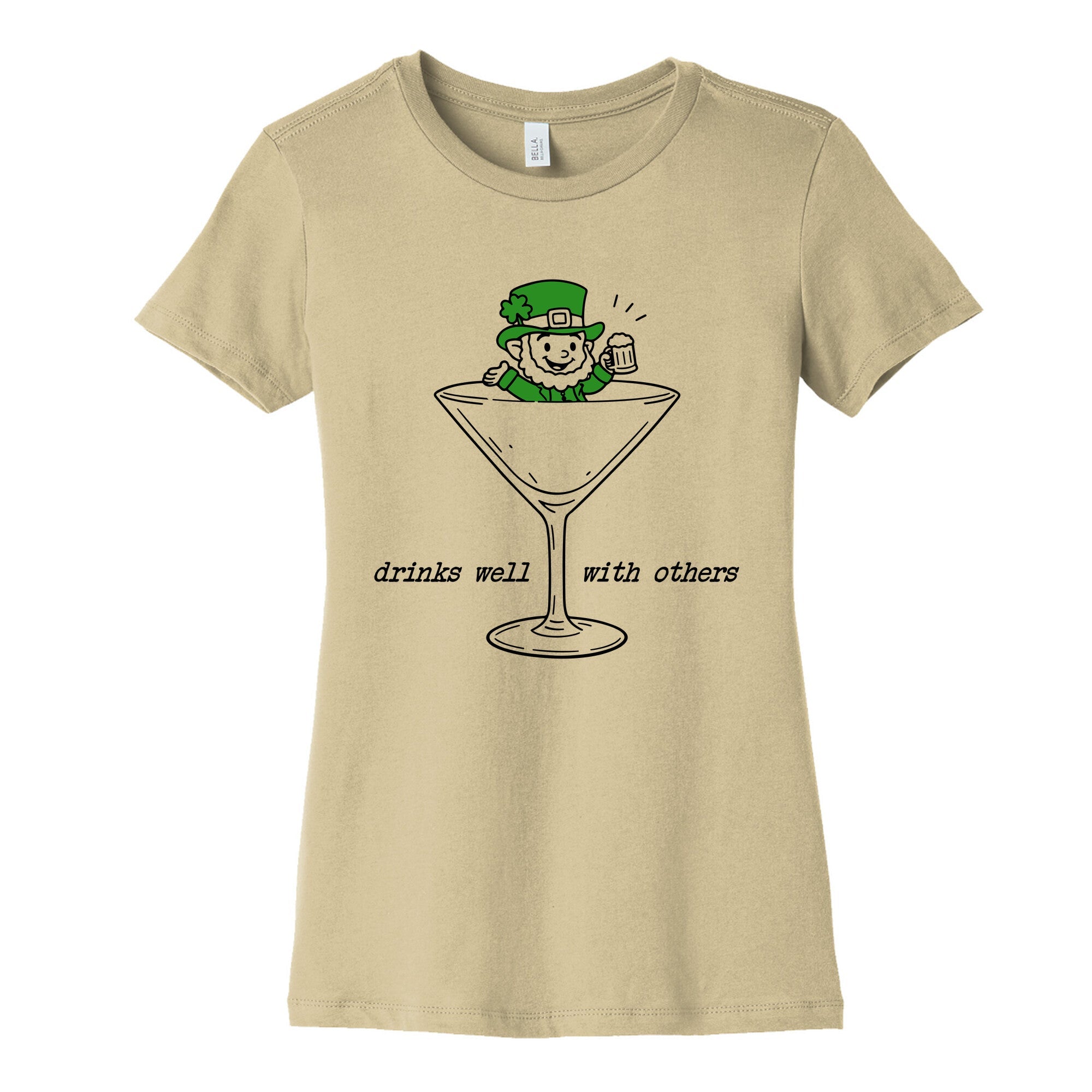 Drinks Well With Others Womens Cotton Tee