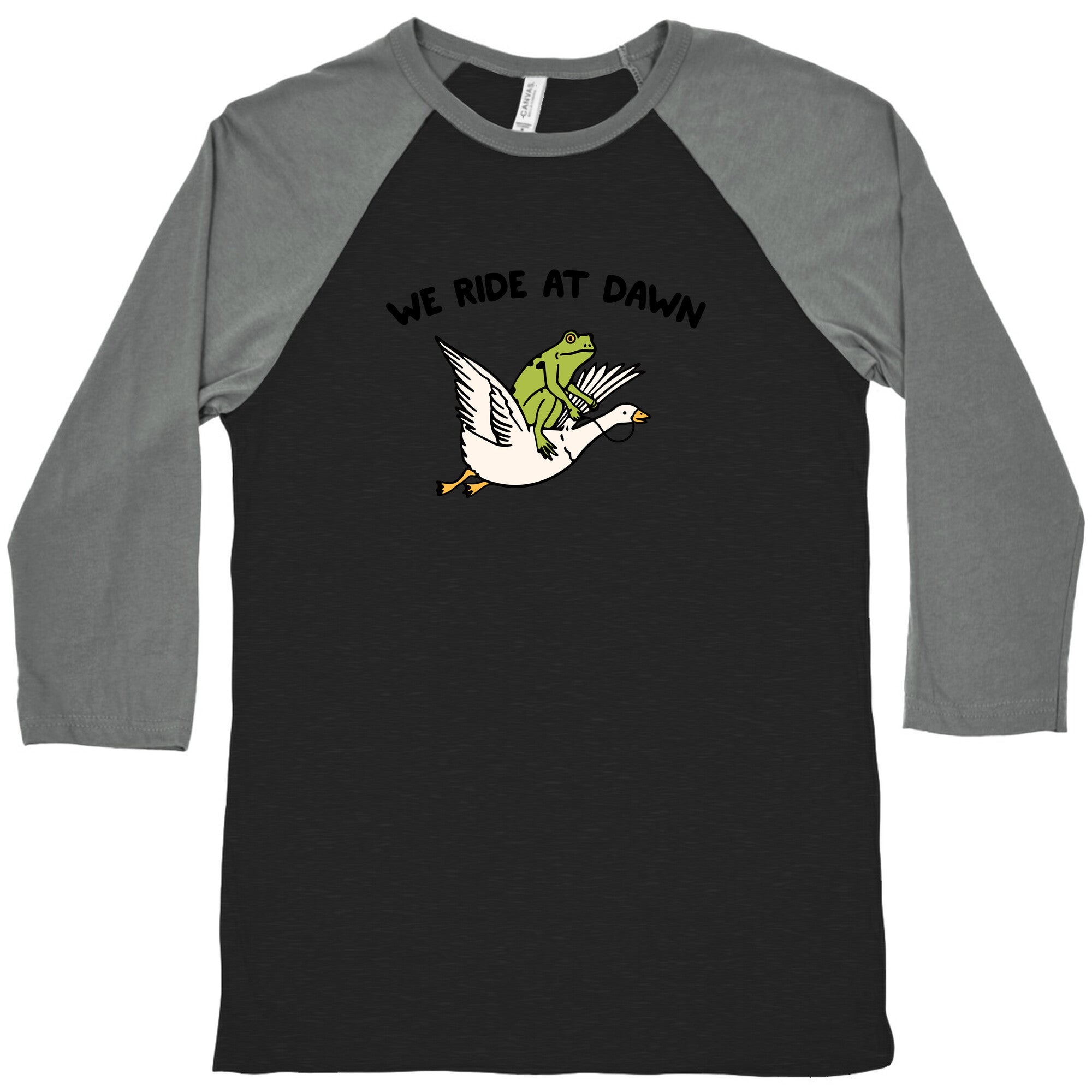We Ride At Dawn Baseball Tee