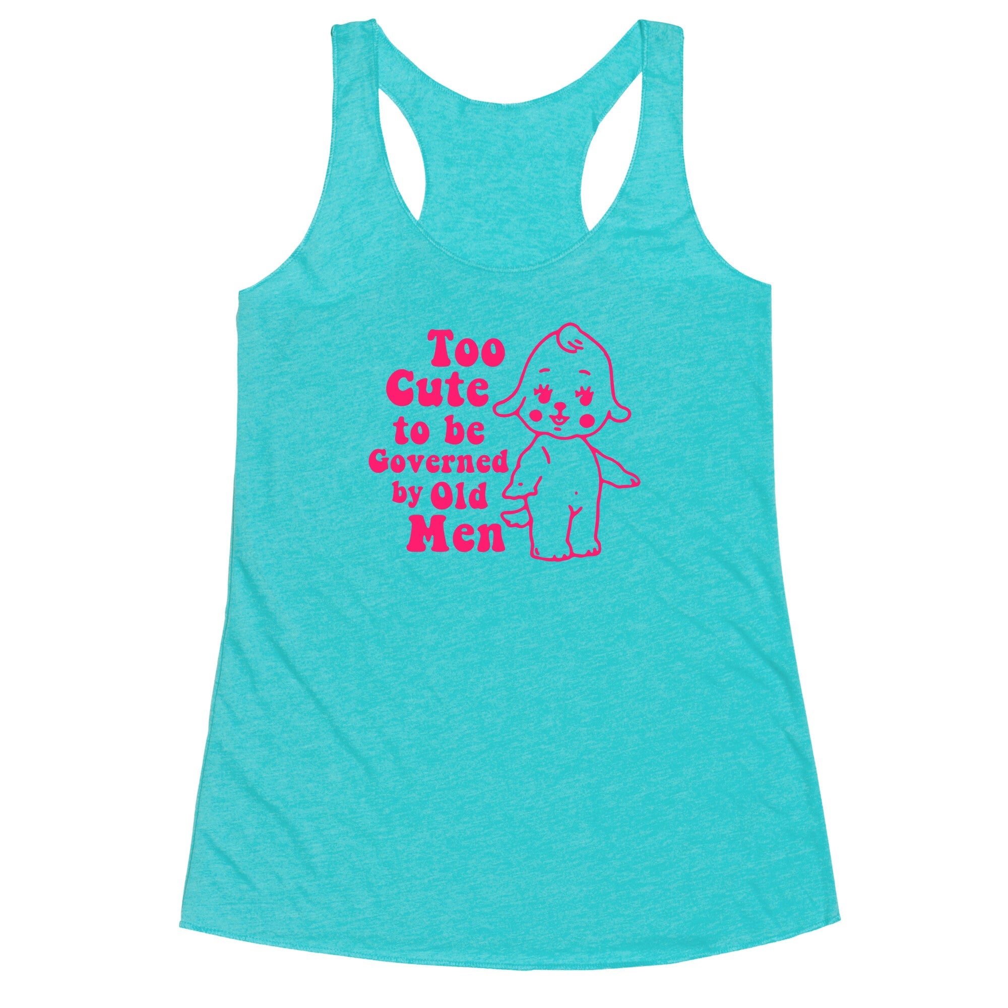 Too Cute Racerback Tank
