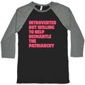 Introverted Baseball Tee