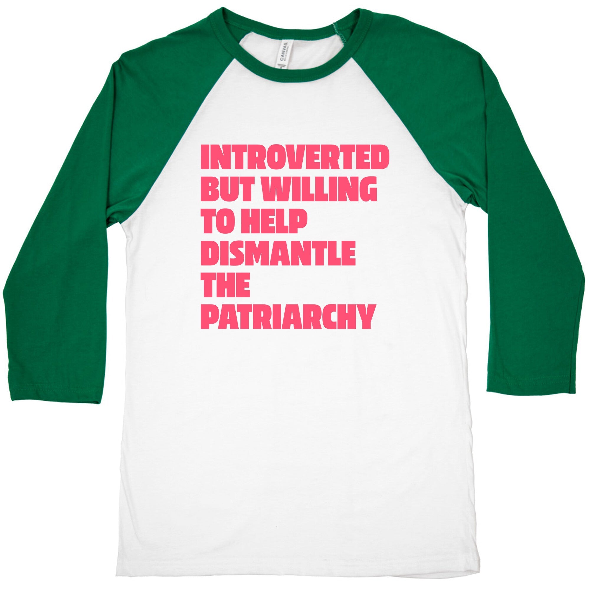 Introverted Baseball Tee