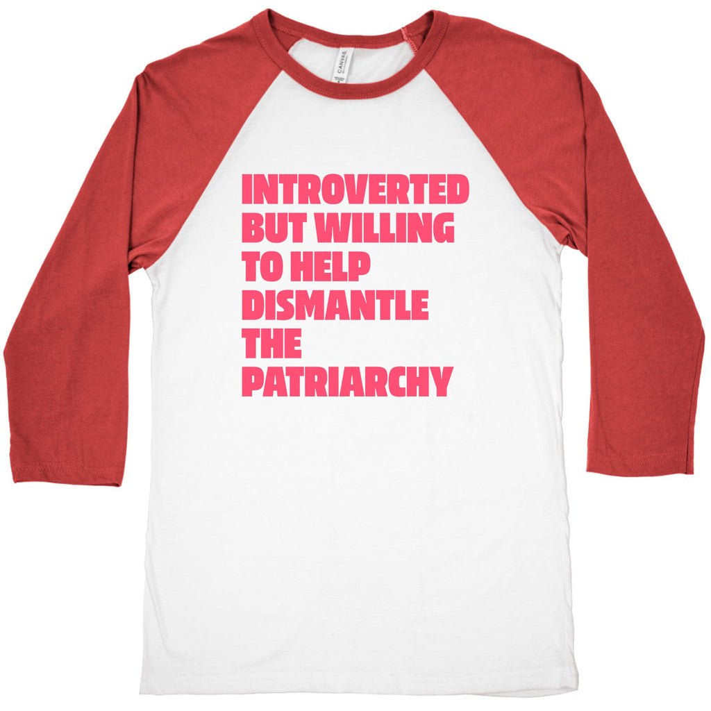 Introverted Baseball Tee