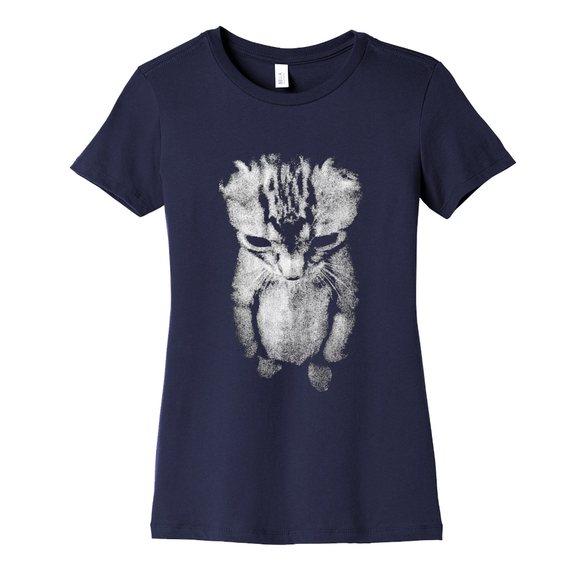 Sad Little Cat Womens Cotton Tee