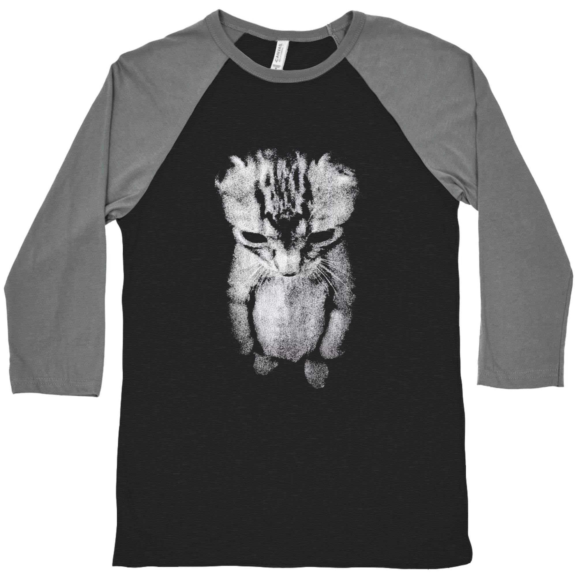 Sad Little Cat Baseball Tee