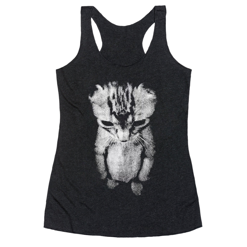 Sad Little Cat Racerback Tank