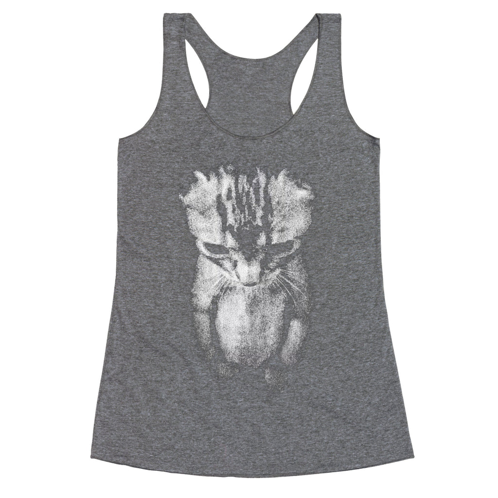 Sad Little Cat Racerback Tank