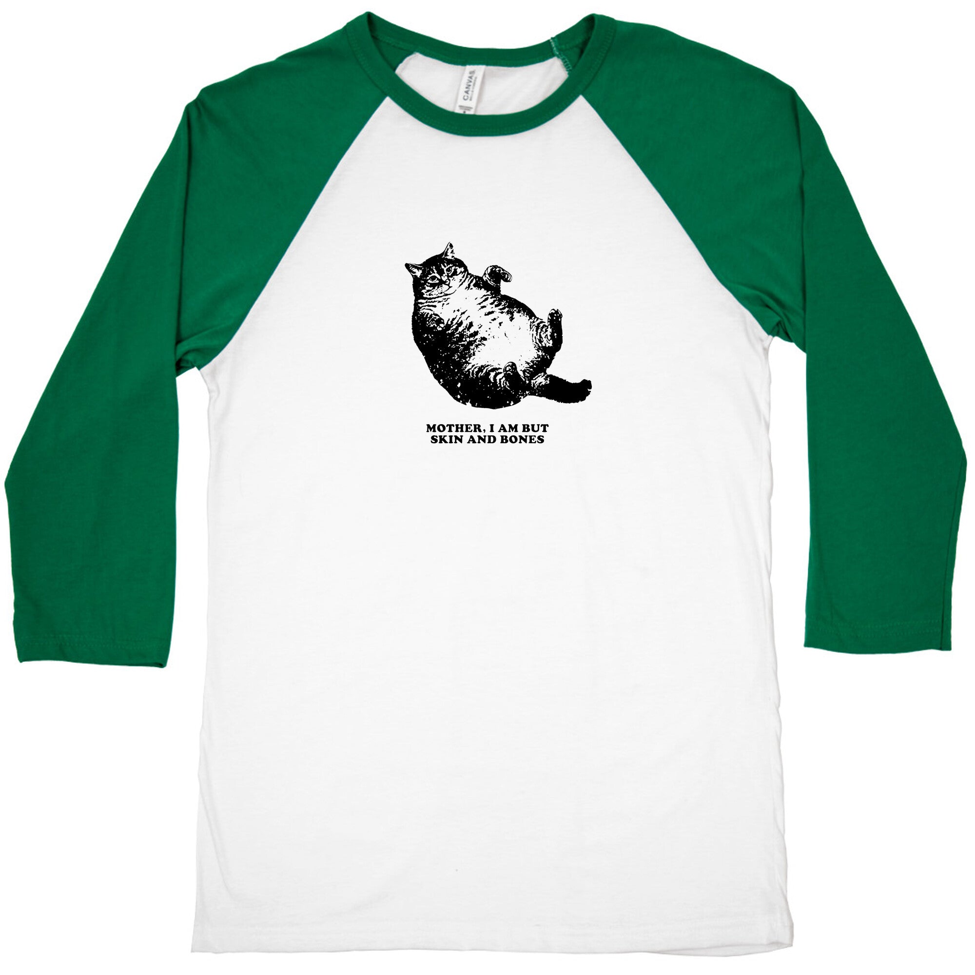 I Am But Skin And Bones Baseball Tee