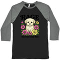 Rage Consumes Me Puppy Baseball Tee