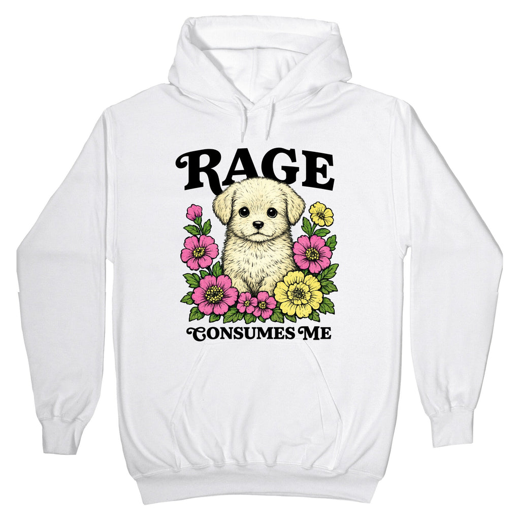 Rage Consumes Me Puppy Hoodie