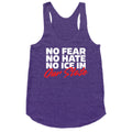 No ICE In Our State Racerback Tank