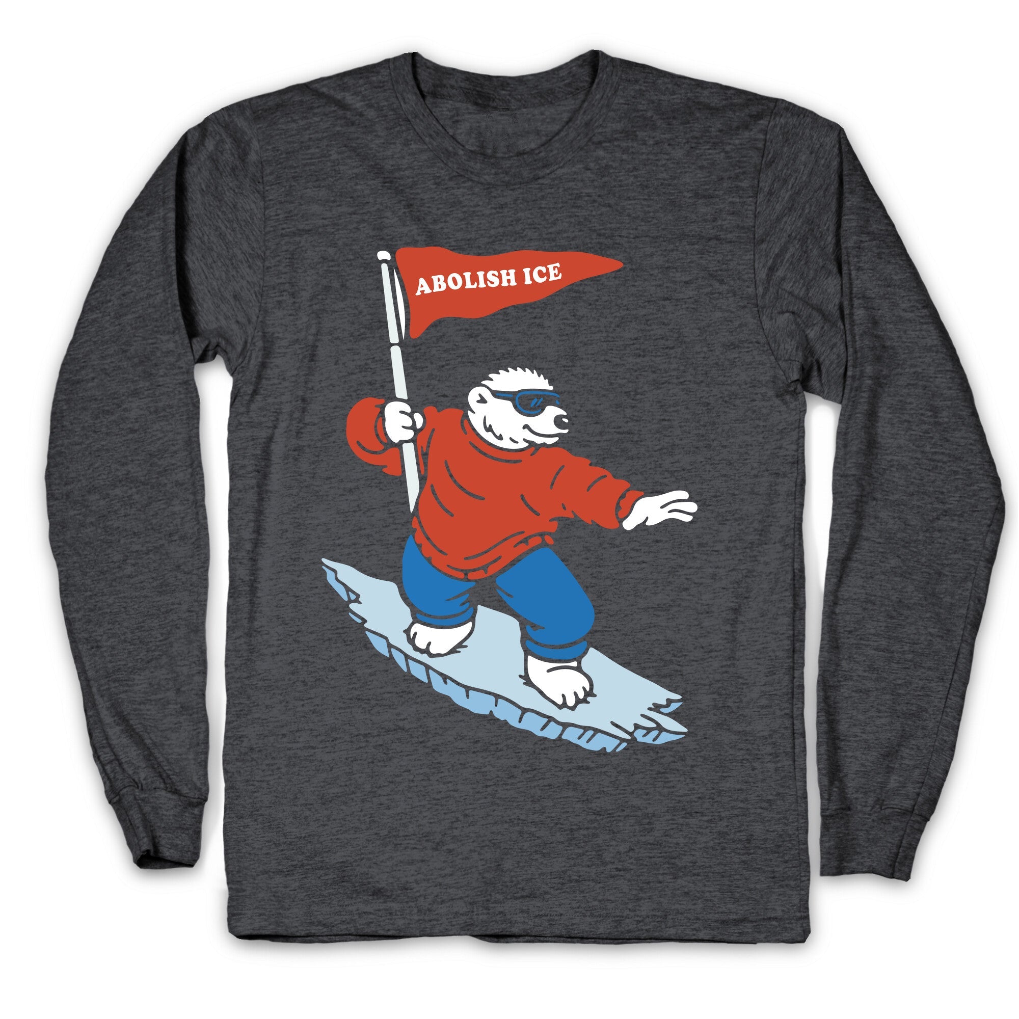 Abolish ICE Bear Longsleeve Tee