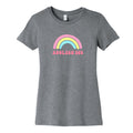Abolish ICE Rainbow Womens Cotton Tee