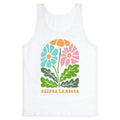 Chinga La Migra Flower Tank Top