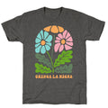 Chinga La Migra Flower Unisex Triblend Tee