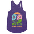 Chinga La Migra Flower Racerback Tank